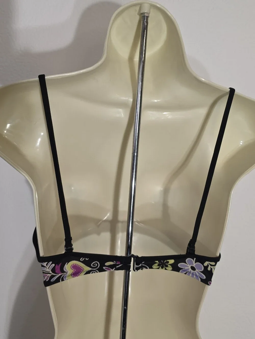 Victoria's Secret Bikini Top Black Multi Size 34C - Picture 8 of 15